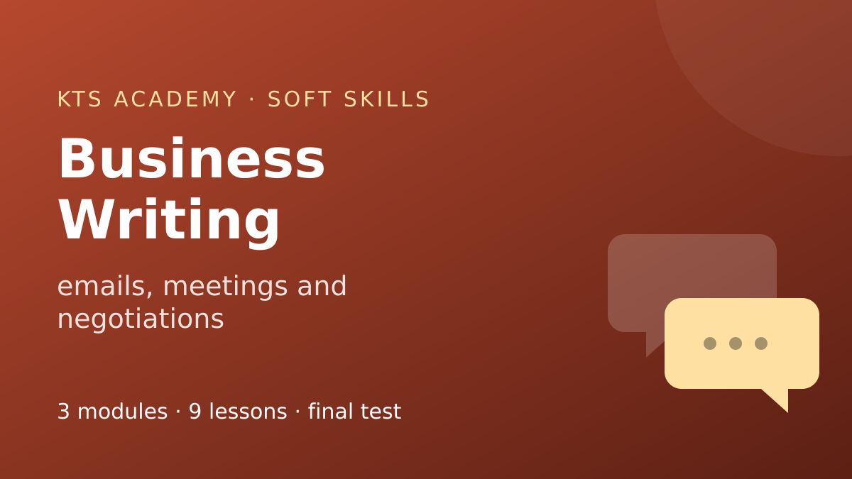Business Writing and Communication