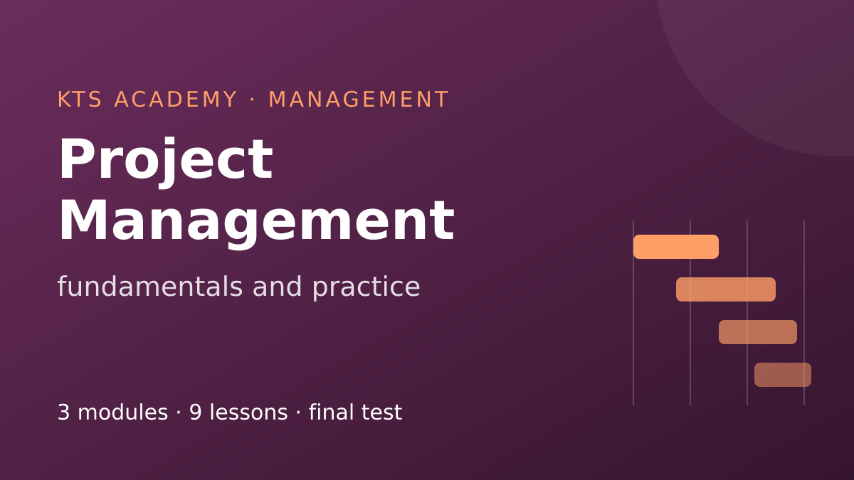 Project Management: Fundamentals and Practice