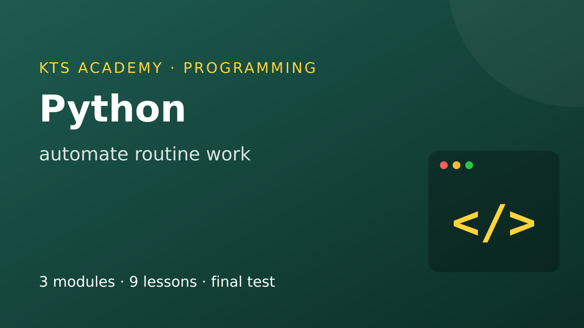 Python for Automating Work Tasks