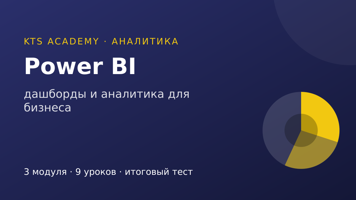 Power BI: дашборды и аналитика для бизнеса